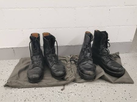 Kampfstiefel 90, Leder, Schweizer Militär, Grösse 43