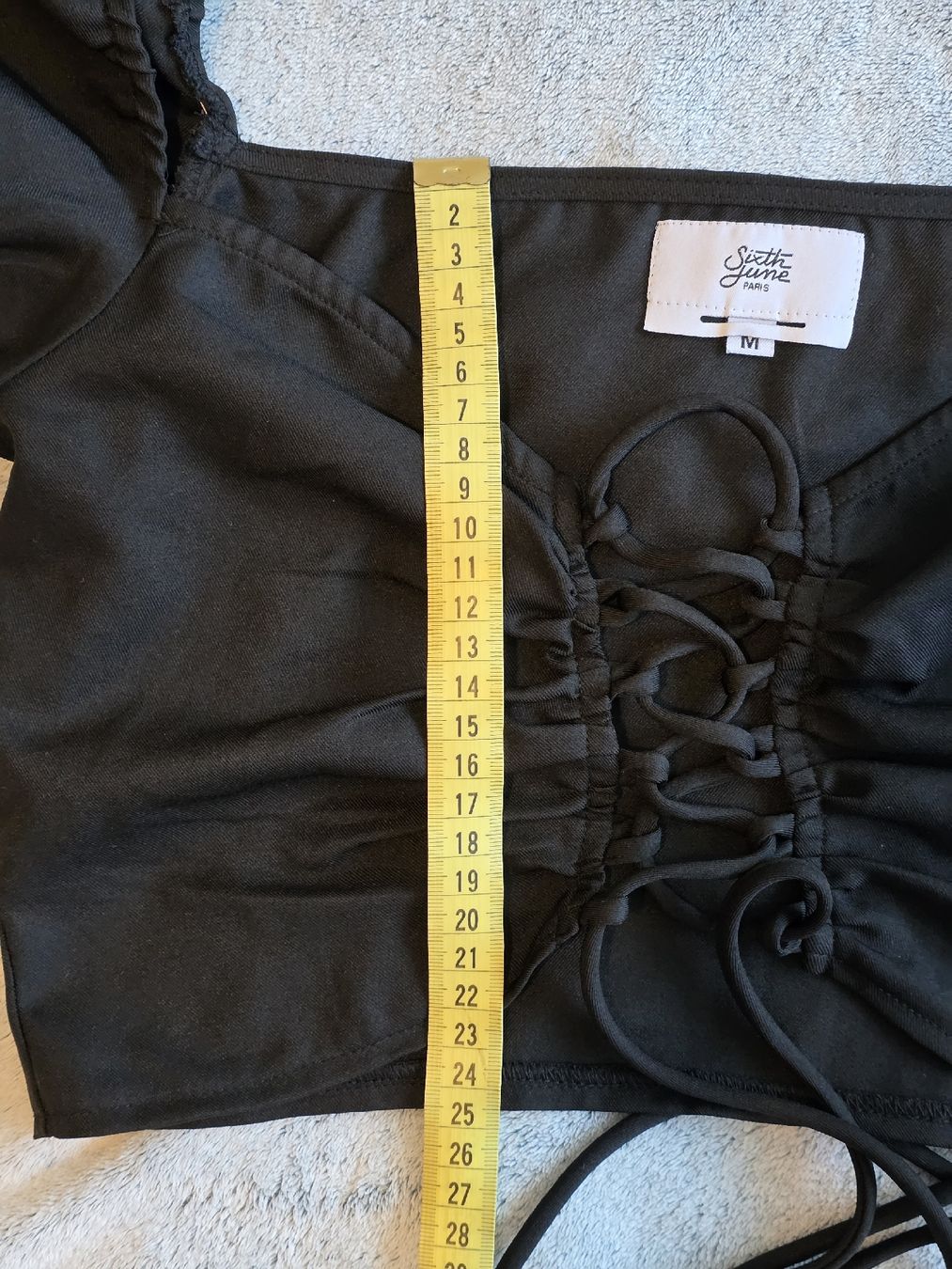Top: Crop Top, Gr. M, Schwarz – Nuovo (secondo la descrizione) da St Gallen venduto da vir_5kgt 3
