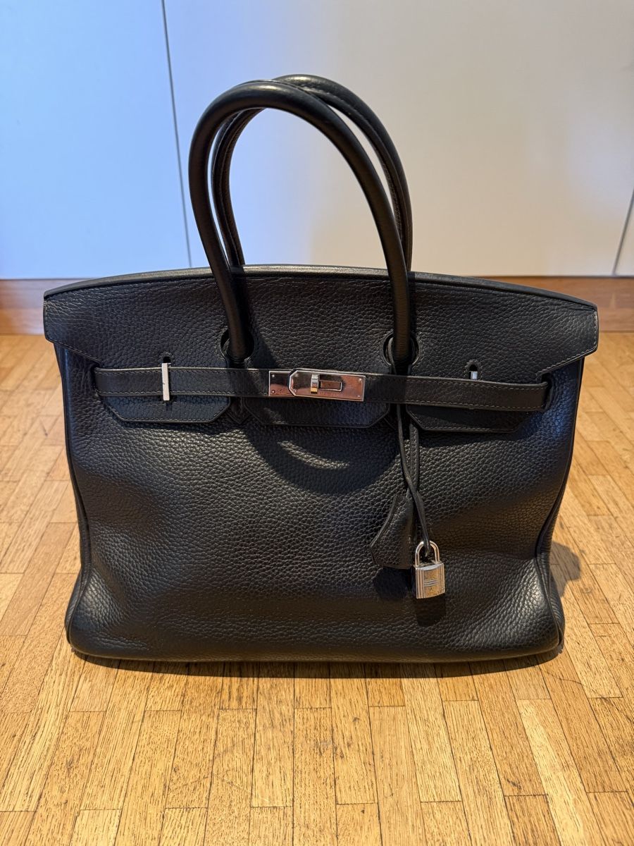 Hermès Taschen für Damen: Hermès Birkin 35 Black Togo 2005 – Gebraucht aus Genève von SG_73