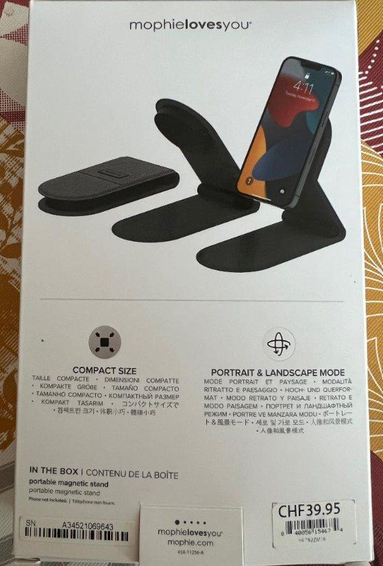 Sonstige Dekorationen & Accessoires: Support magnétique portable - Mophie – Neu (gemäss Beschreibung) aus Glattpark(Opfikon) von Miko3711 7