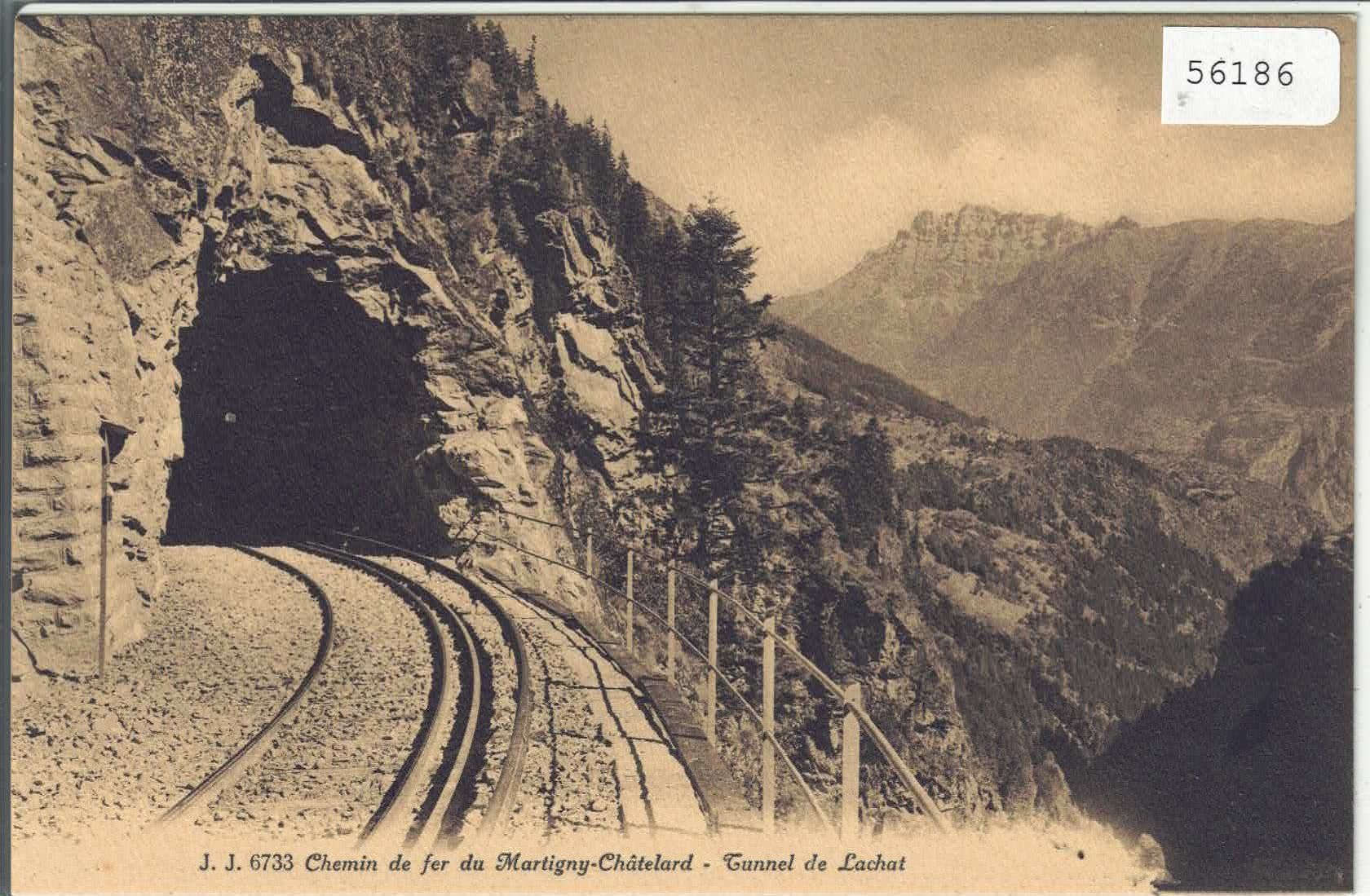 Ansichtskarten: Chemin de fer Martigny-Chatelard - Tunnel de Lachat – Gebraucht aus Ettingen von Kartenplanet