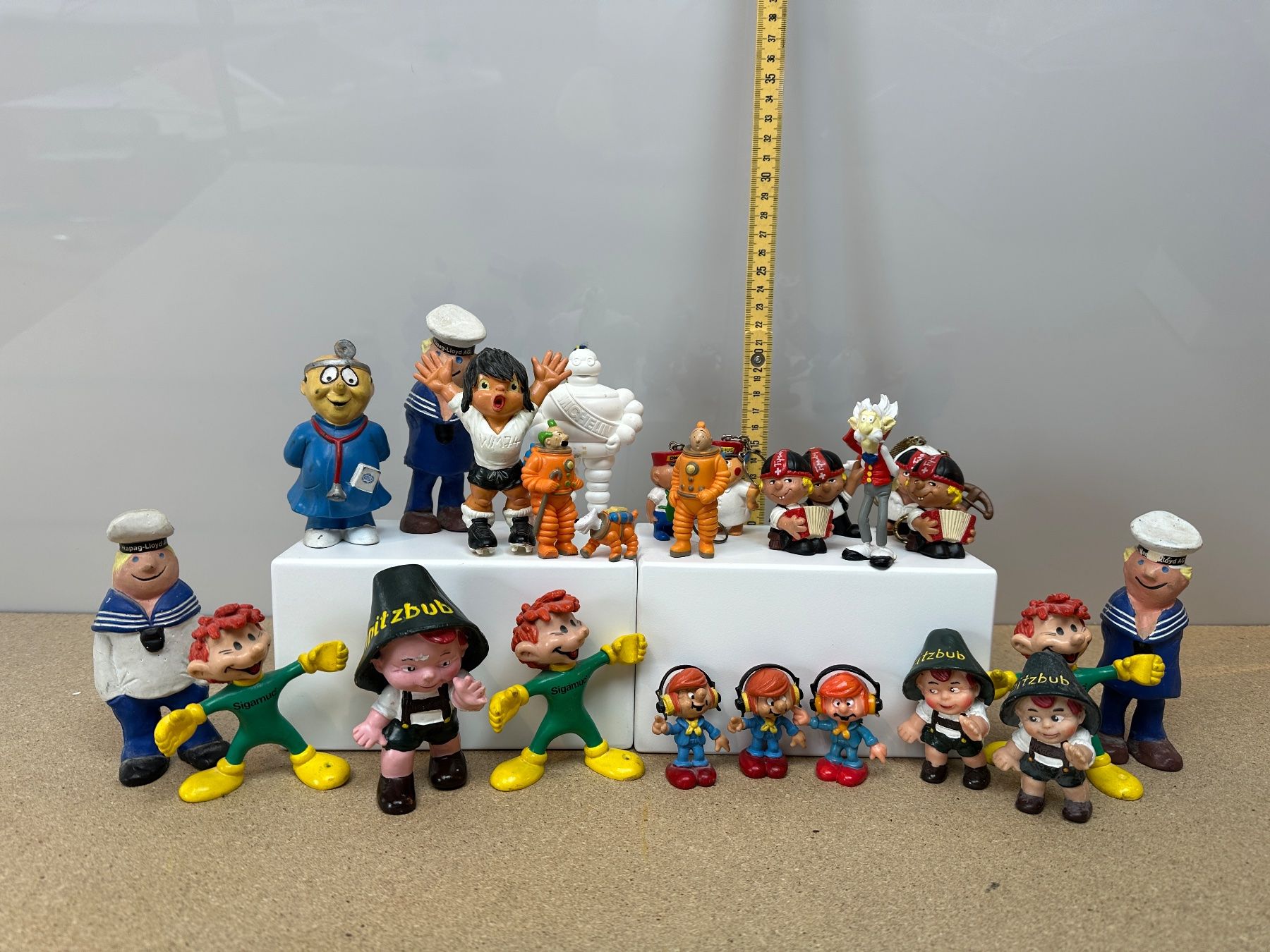 Statuette: Comic Werbefigur Maskottchen Vintage Konvolut – Usato da arlesheim venduto da Art.en1