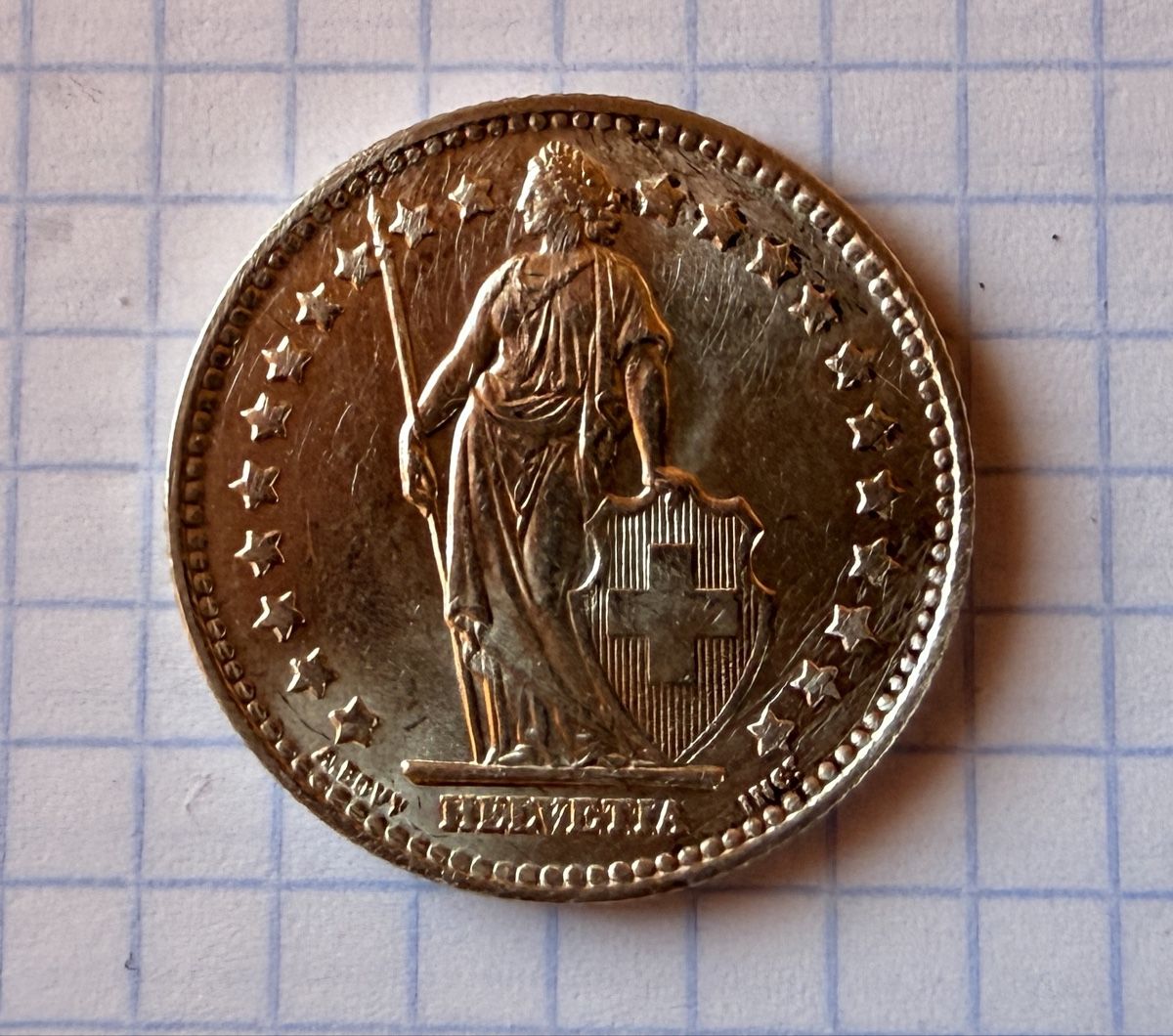 Alle Münzen: Silber 1 Franken 1960 – Gebraucht aus St. Margrethen SG von Aroimaak 1