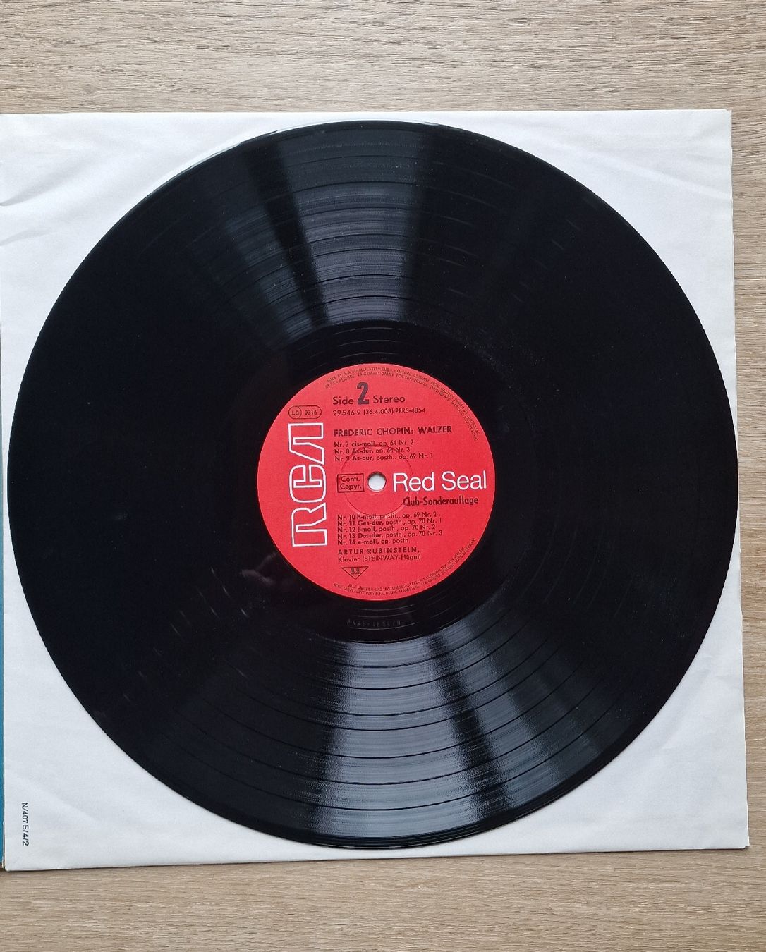 Schallplatten: Artur Rubinstein spielt Chopin Walzer Schallplatte – Gebraucht aus Fischingen von RWB6 4