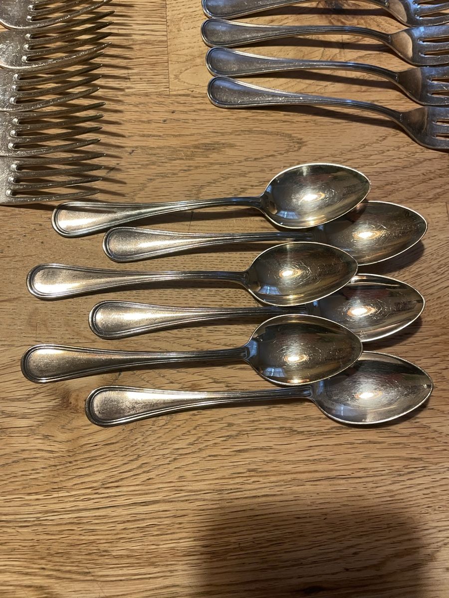 Set di posate: 46 tlg. Besteck versilbert 90 – Usato da Flawil venduto da Naphtali 2