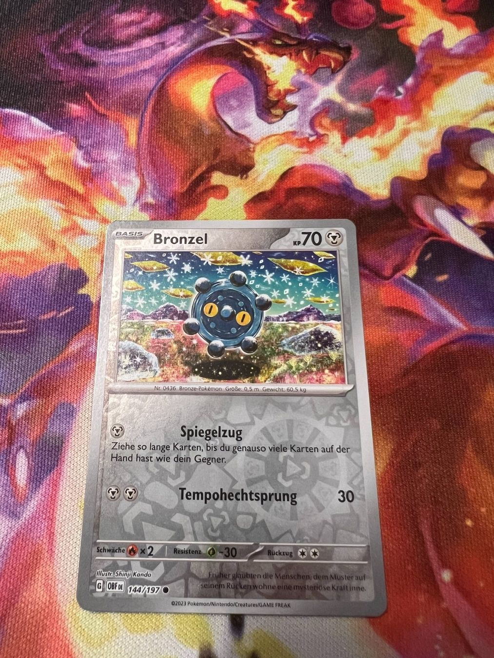 Pokémon Carte collezionabili: Bronzel (OBF 144) / Reverse Holo / Obsidianflammen – Nuovo (secondo la descrizione) da Bülach venduto da CherryBlu