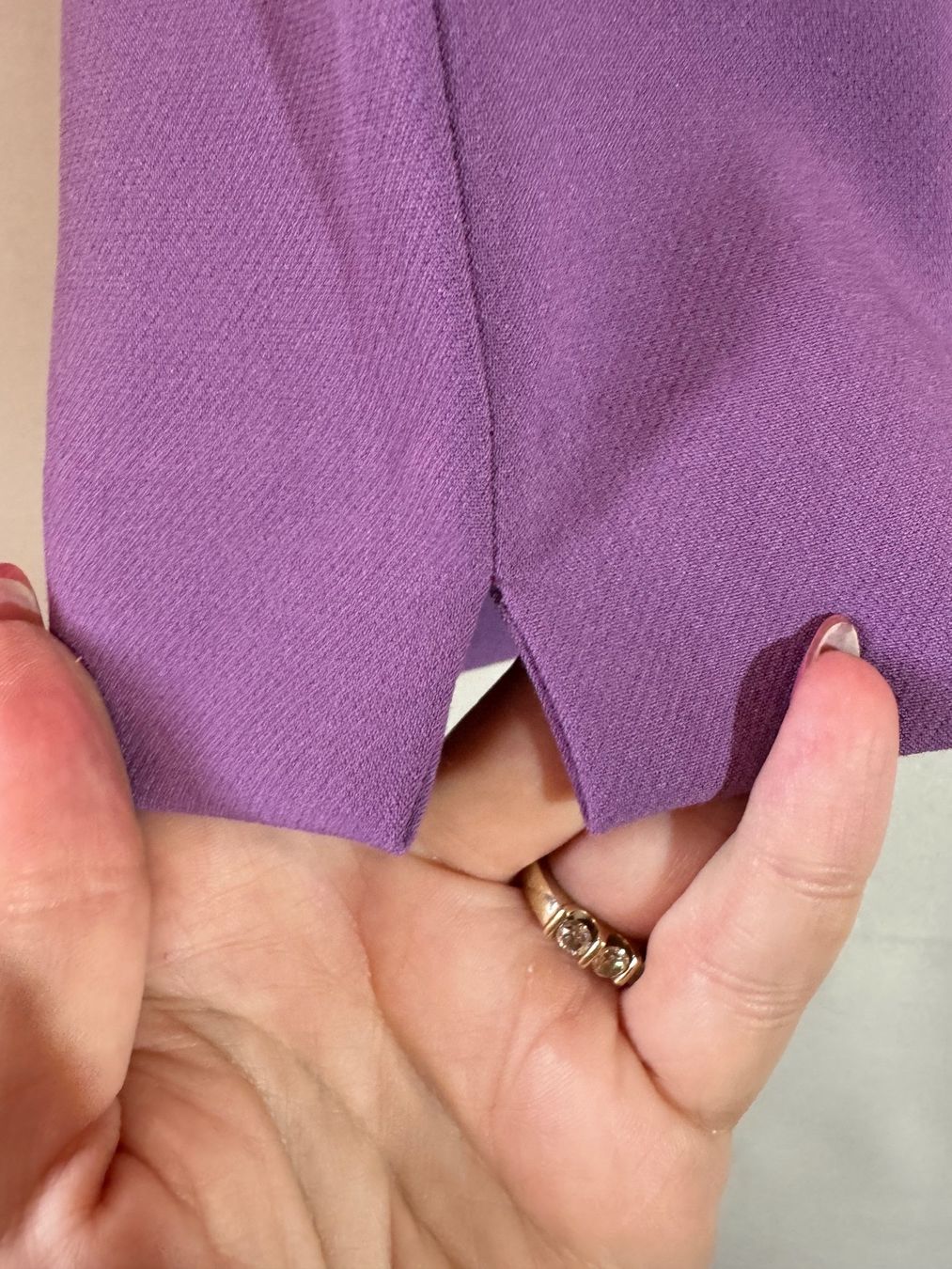 Stradivarius Pantaloni: Lila Hose von Stradivarius Gr. 36 – Usato da Grosswangen venduto da second_hand_dress 4
