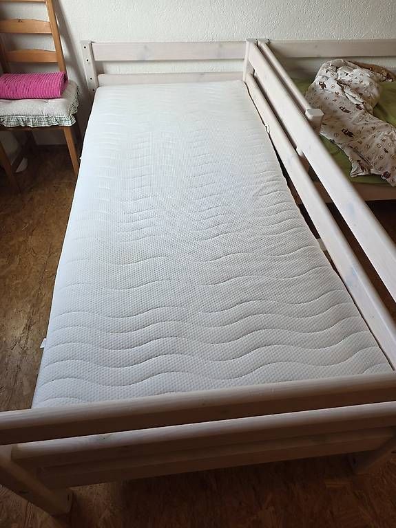 Lits: Flexa Bett 90x200cm white wash – D'occasion à Nuglar par tsalathe 1