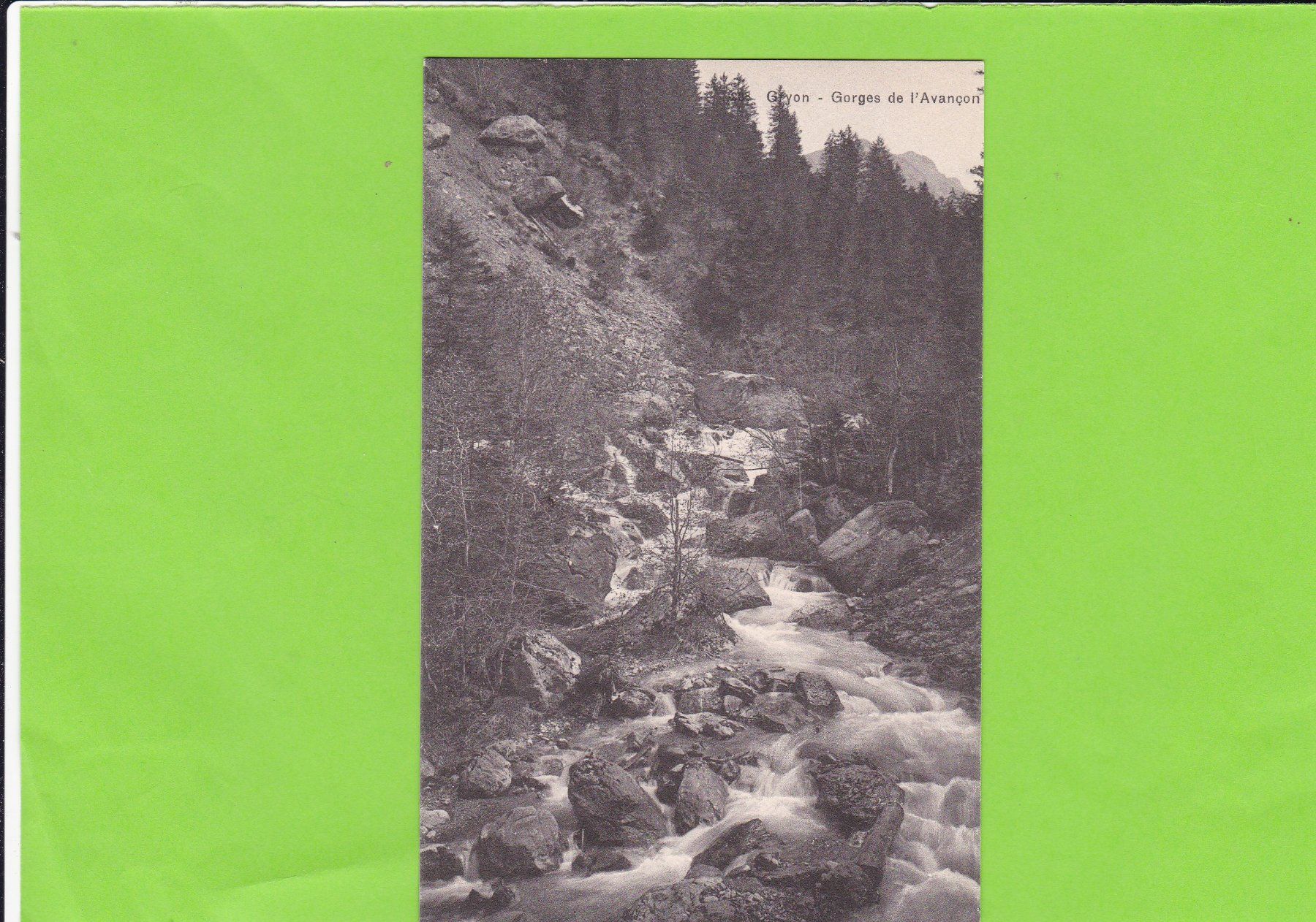 Cartes postales: Gryon-Gorges de l'Avancon – D'occasion à St. Peterzell par neckertal