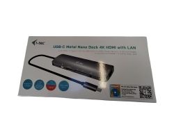 I-TEC, USB-C Dockingstation mit HDMI 4K und LAN