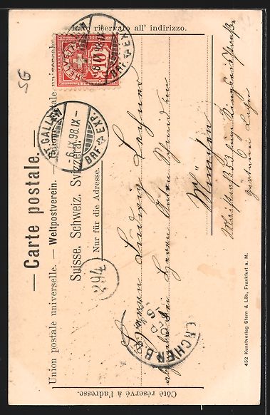 Cartes postales: St. Gallen, Strassenbahn am Marktplatz – D'occasion à Berlin par bartko-reher 1