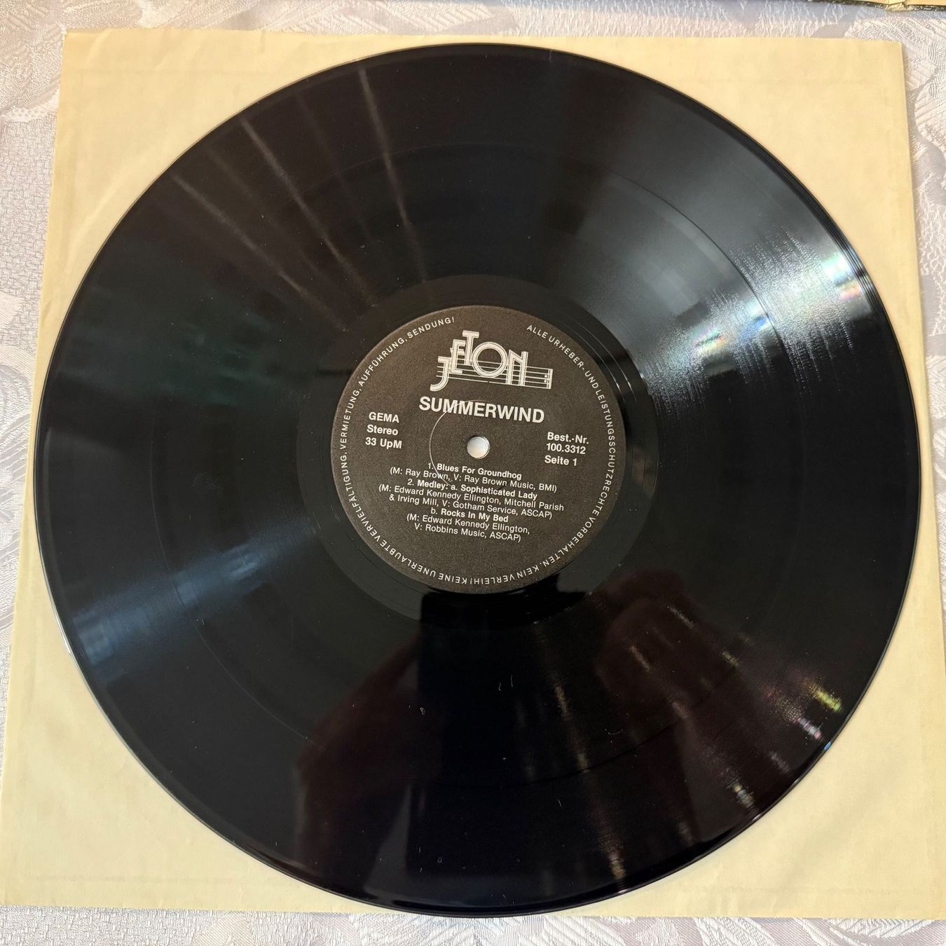 Dischi in vinile: RAY BROWN, MONTY, GRIFFIN, DREW, - SUMMERWIND – Usato da Zürich venduto da fehlton 4