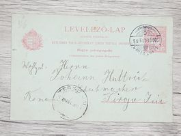 CL16 Carte Postale + Timbre Hongrie 1900