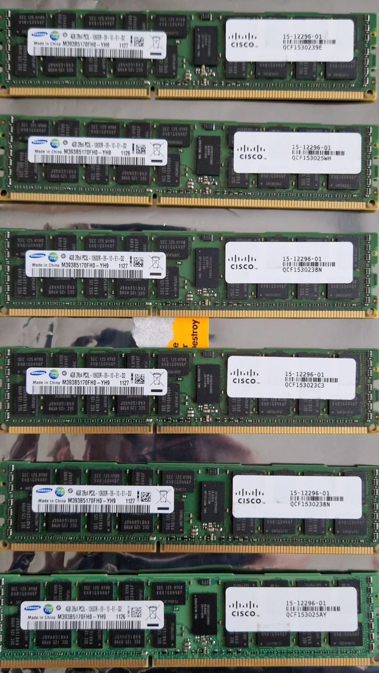 Memoria / RAM: RAM CISCO DDR3-4GB-1333MHZ – Usato da Villaz-st-Pierre venduto da BIstroide 2