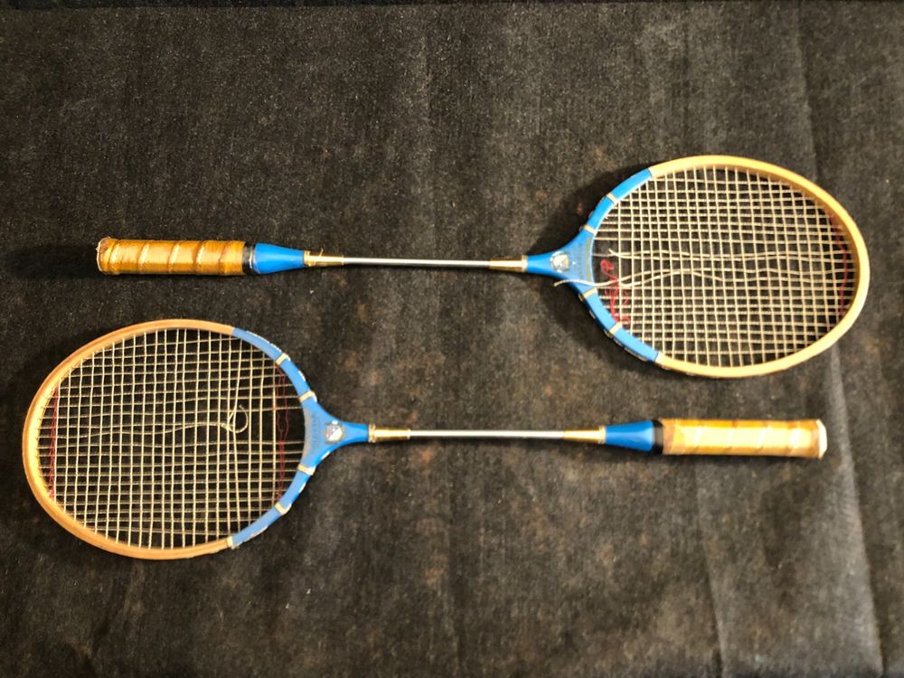 Poignées De Raquette Badminton En Bois G6 | Lot De 2 | Ouverture 7,1 Mm | Pour Réparation Et Customisation