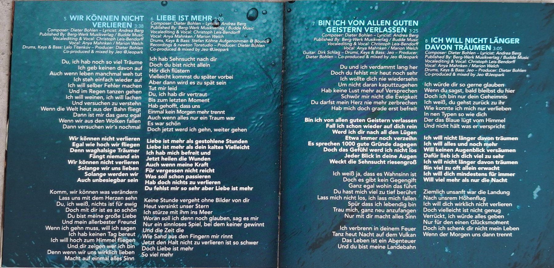 CD: Andrea Berg - Atlantis – Usato da Reinach BL venduto da Chela04 5