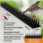 Abwehr- Vögel /Tauben/ Marder / Katzen   Kunststoff Spikes