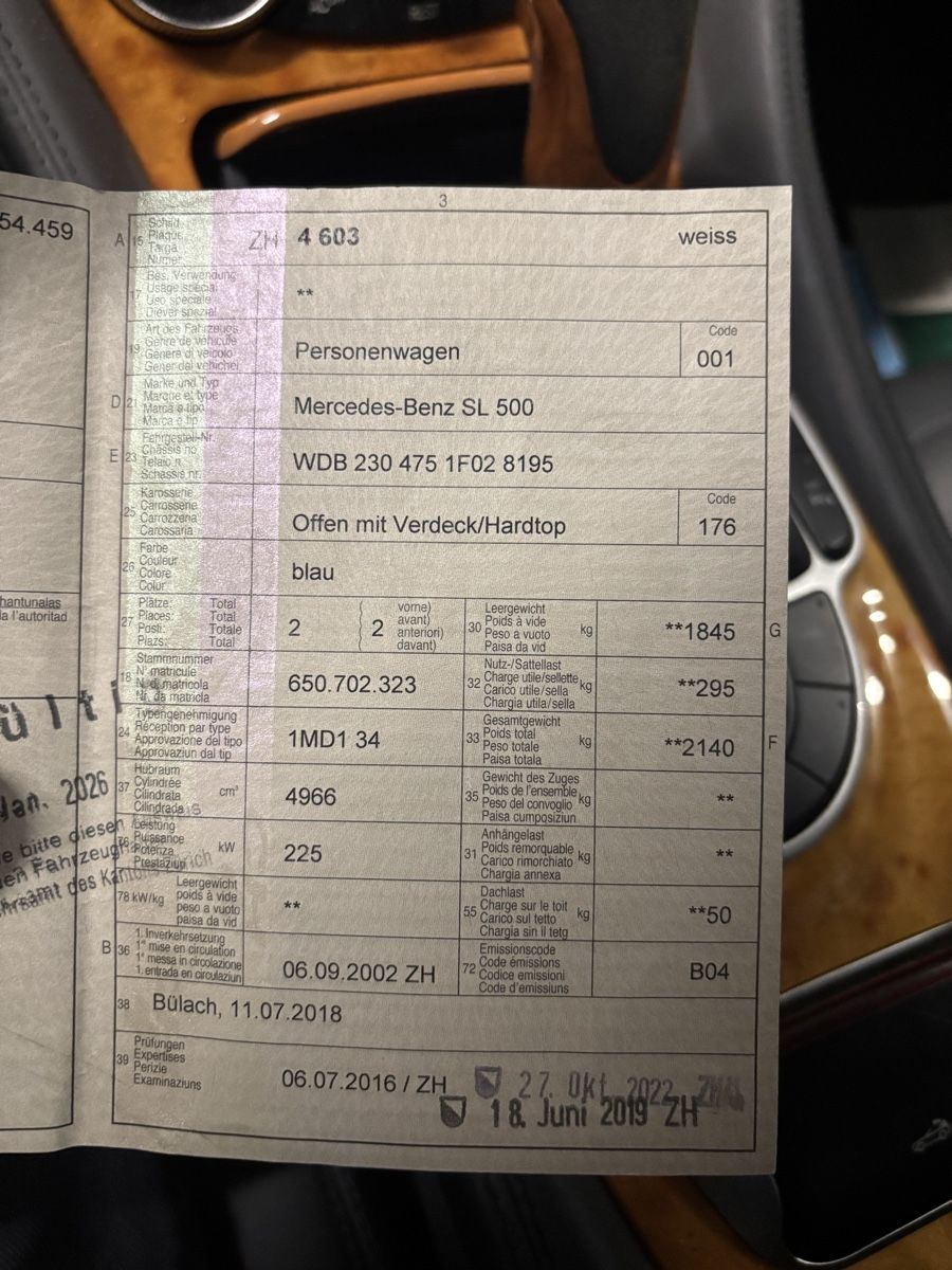 Mercedes-Benz Autos: Mercedes 500 SL / R 230 – Gebraucht aus Zollikon von 19Kevin04 6