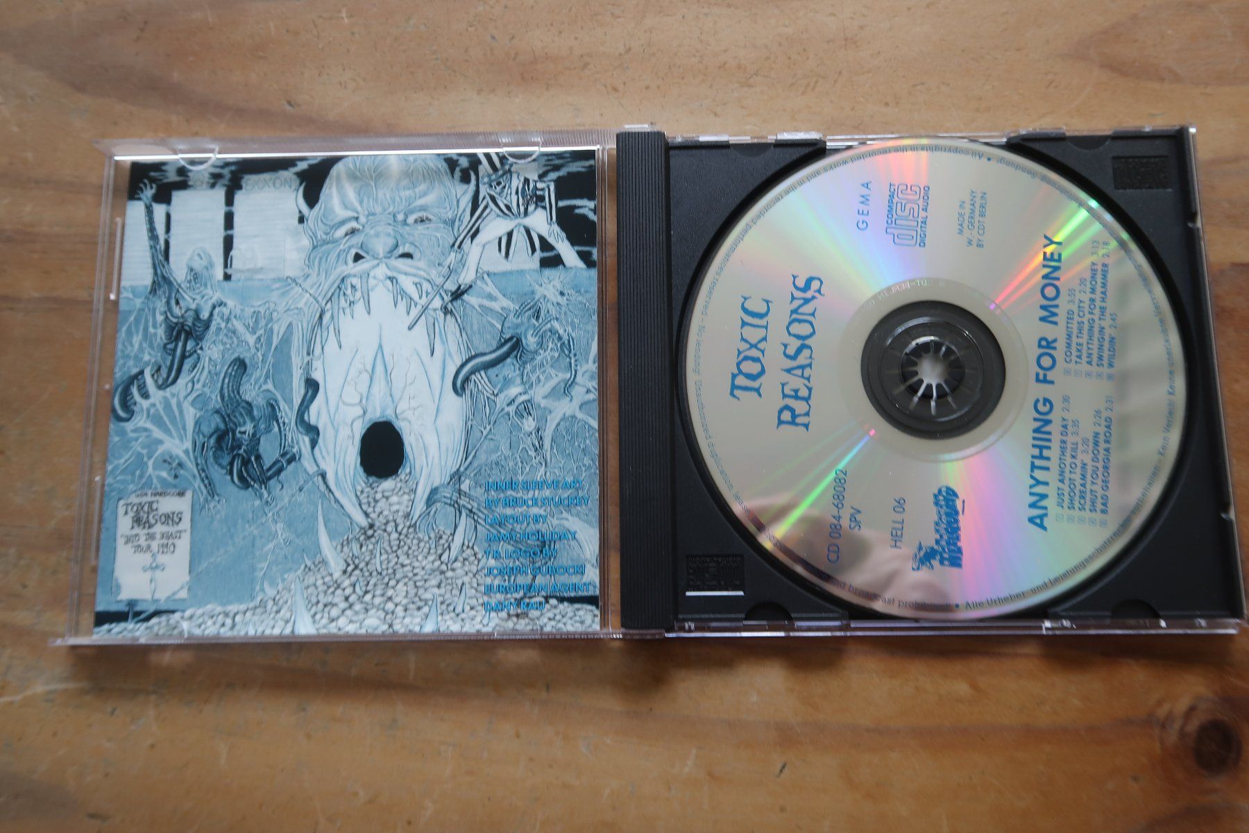 CD: TOXIC REASONS - ANYTHING FOR MONEY - CD – Usato da Basel venduto da Patiscat 3