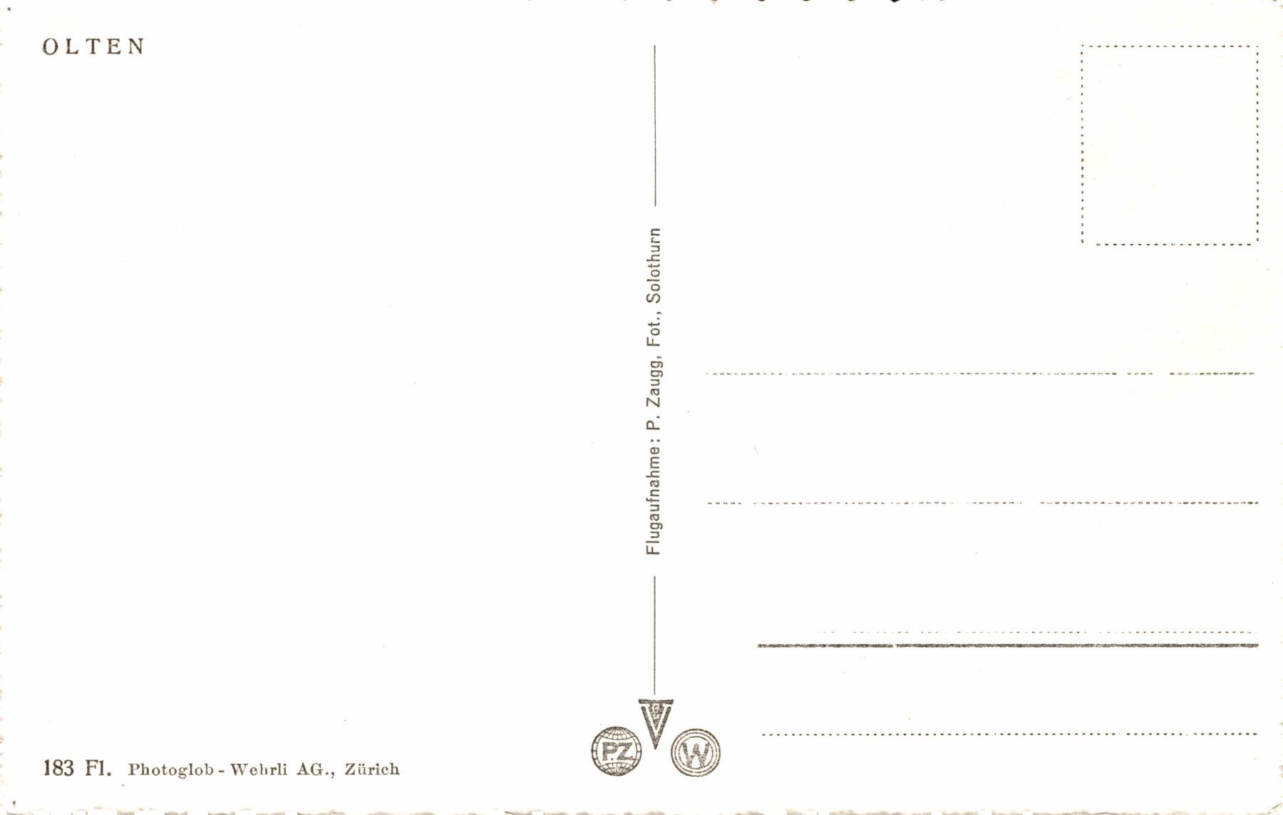 Cartes postales: Flugaufnahme Olten – D'occasion à Bronschhofen par Astore 1