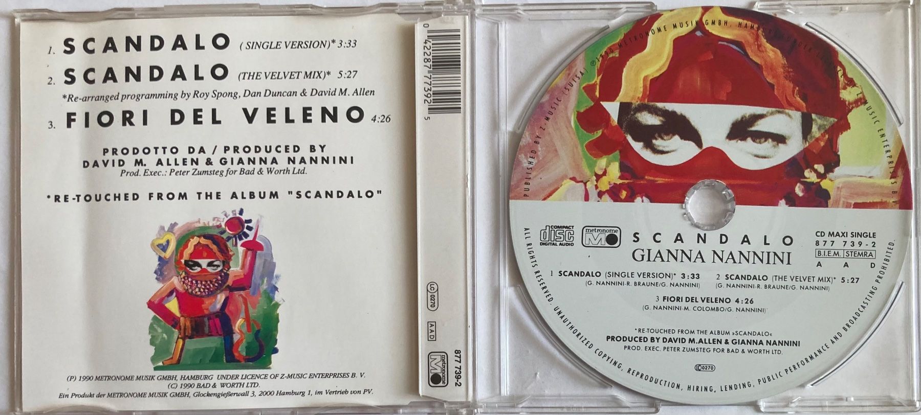CDs: GIANNA NANNINI - SCANDALO – Gebraucht aus Poliez-Pittet von Newtown-Records 1