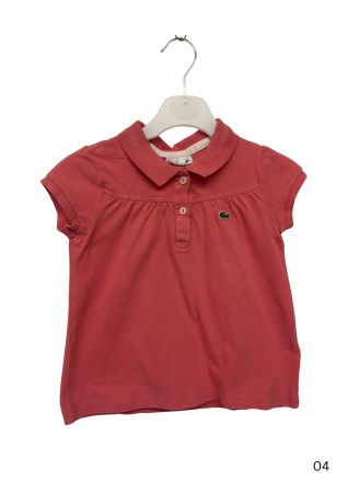Lacoste Kinder Poloshirt Gr. 116 | Rosa