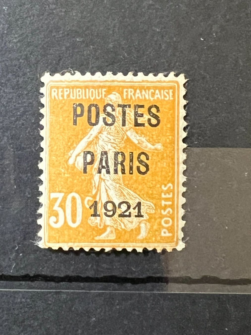 Tutti i francobolli: () Semeuse Préoblitéré 1921 30c orange Neuf** – Nuovo e nell'imballaggio originale da Lausanne venduto da ffhoud