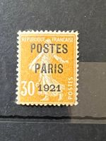 () Semeuse Préoblitéré 1921 30c orange Neuf**