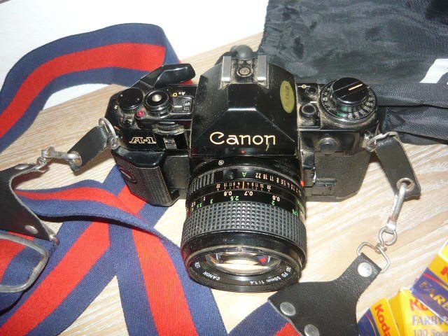Canon Fotocamera: Canon A1, mit Zubehör – Usato da Koblenz venduto da Boerse6 3