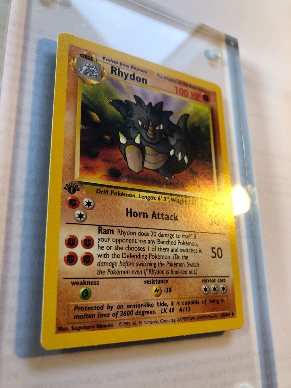 Cartes à collectionner: Rhydon (uncommon) 1st Jungle - MINT - ab 1.- – D'occasion à Giubiasco par dan_pr8b 1