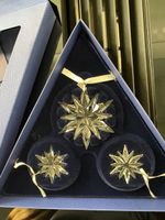 Swarovski Christmas Ornament 2011 Set mit Box Neuwertig