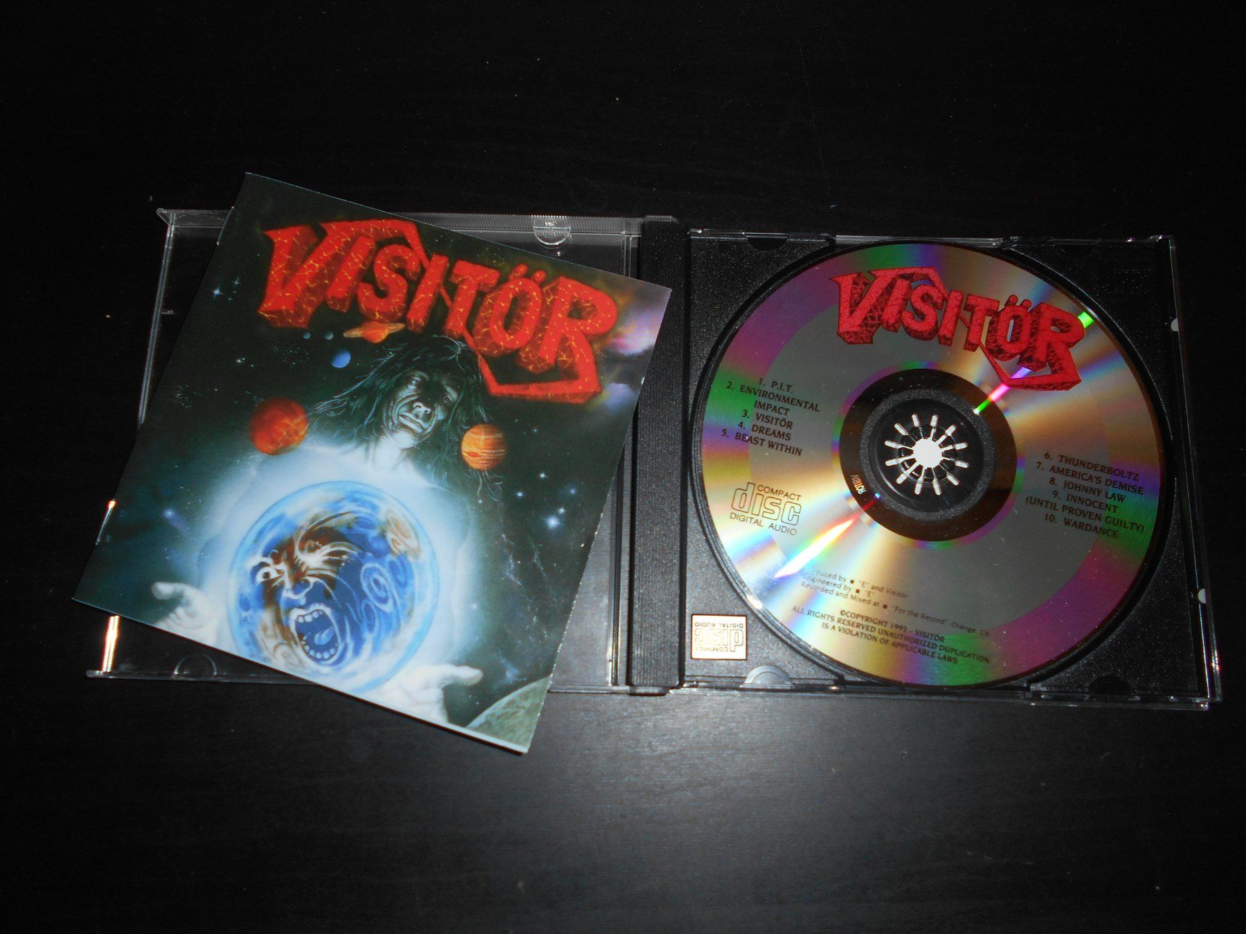 CD: Visitör – Visitör / 1993 – Usato da Aarberg venduto da witchhunter01