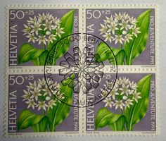 Briefmarken Pro Juventute 1991 - Ausgabetag - bloc de 4