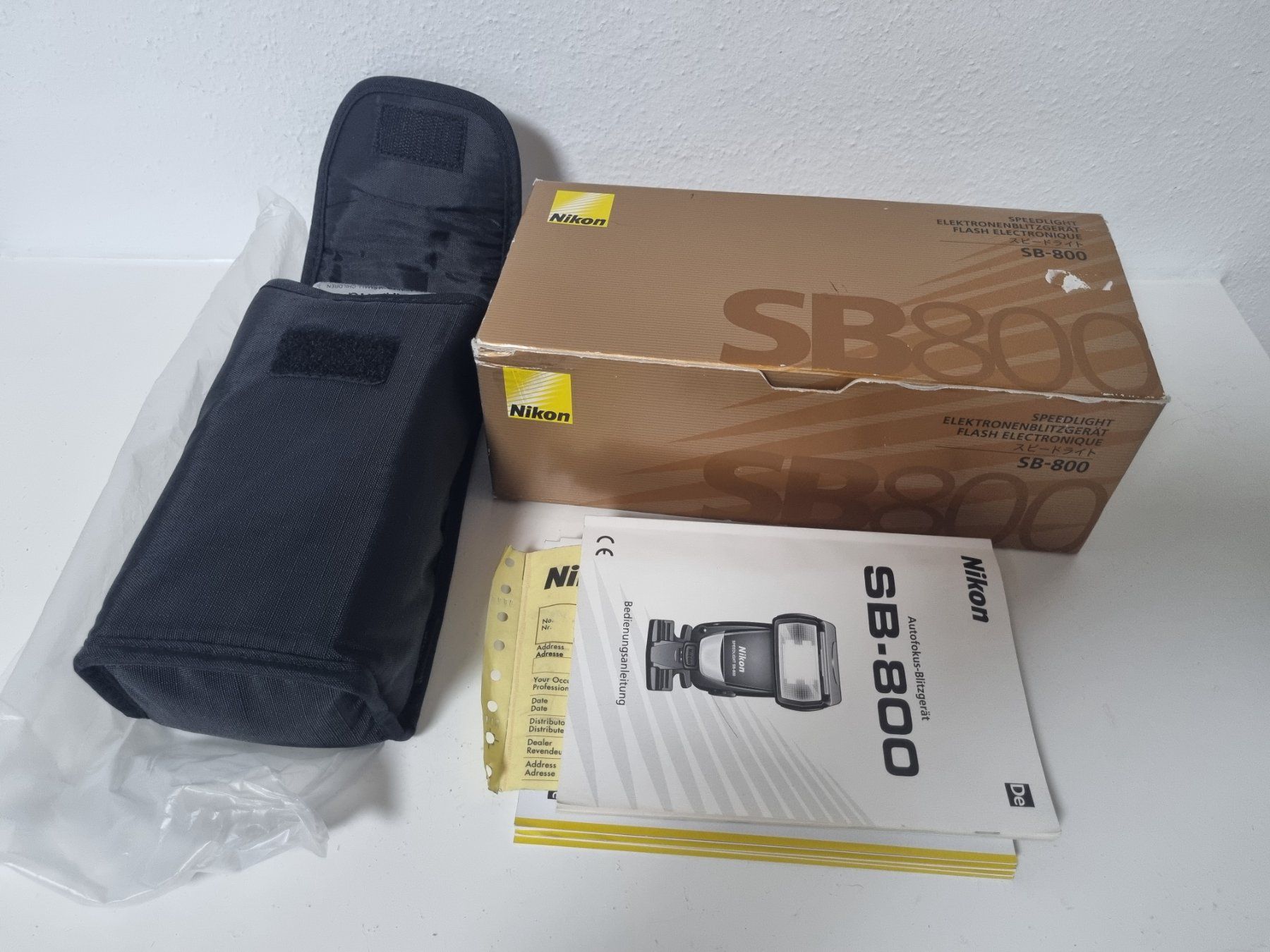 Nikon Blitze: Nikon Speedlight Blitzgerät SB-800 – Gebraucht aus Rhäzüns von D-VA 1