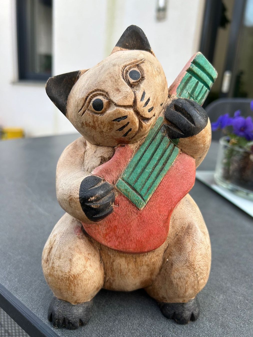 Figuren: 2 Katzen aus Holz – Gebraucht aus Eschenz von glaro14 2