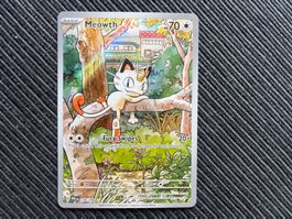 Pokemon Meowth Art Rare Phantasmal Flames Near Mint