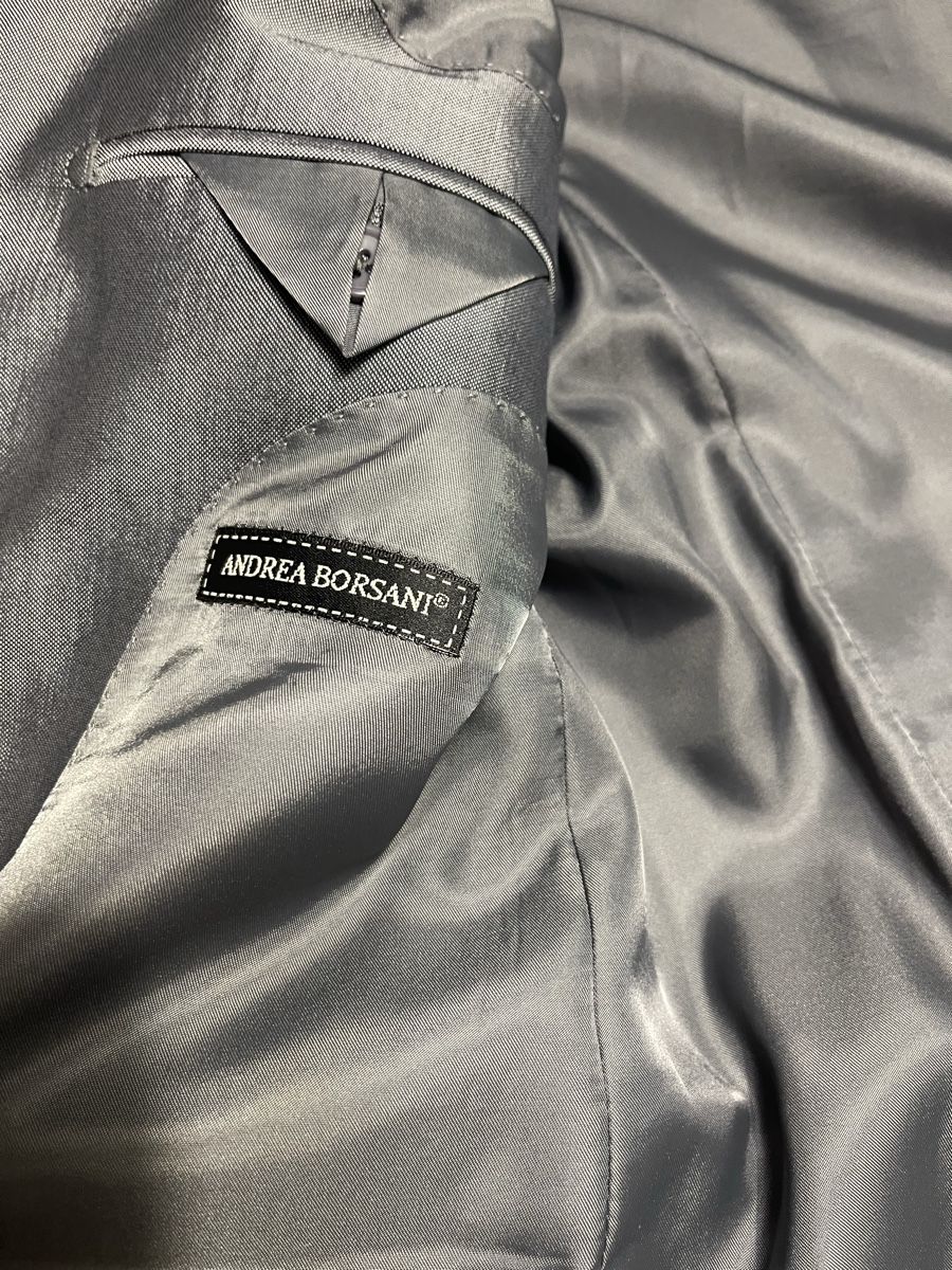 Anzüge: Andrea Borsani Costume Uoma-grigio-L-chic e elegante – Neu (gemäss Beschreibung) aus Gordevio von LanaZimm 2