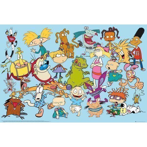 Poster Nickelodeon 90s Characters Kaufen auf Ricardo
