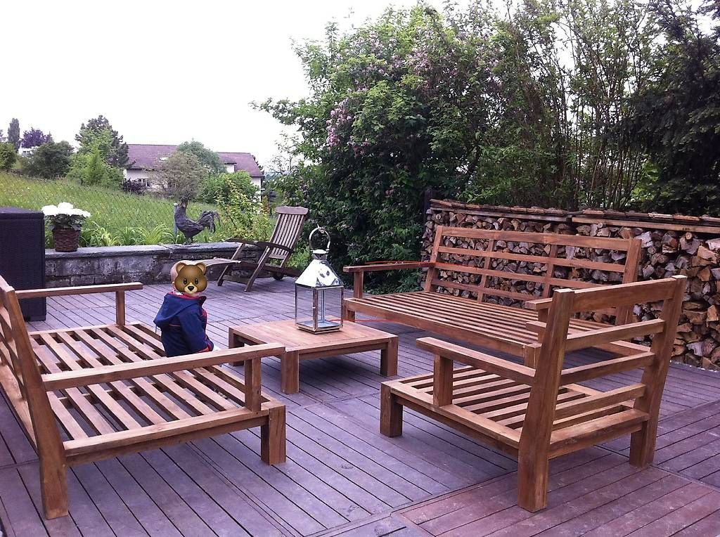 Holzartikel: Edle Tropenholz-Terrassenmodule mit Unterkonstruktion – Gebraucht aus Kilchberg ZH von Sabina8802 1