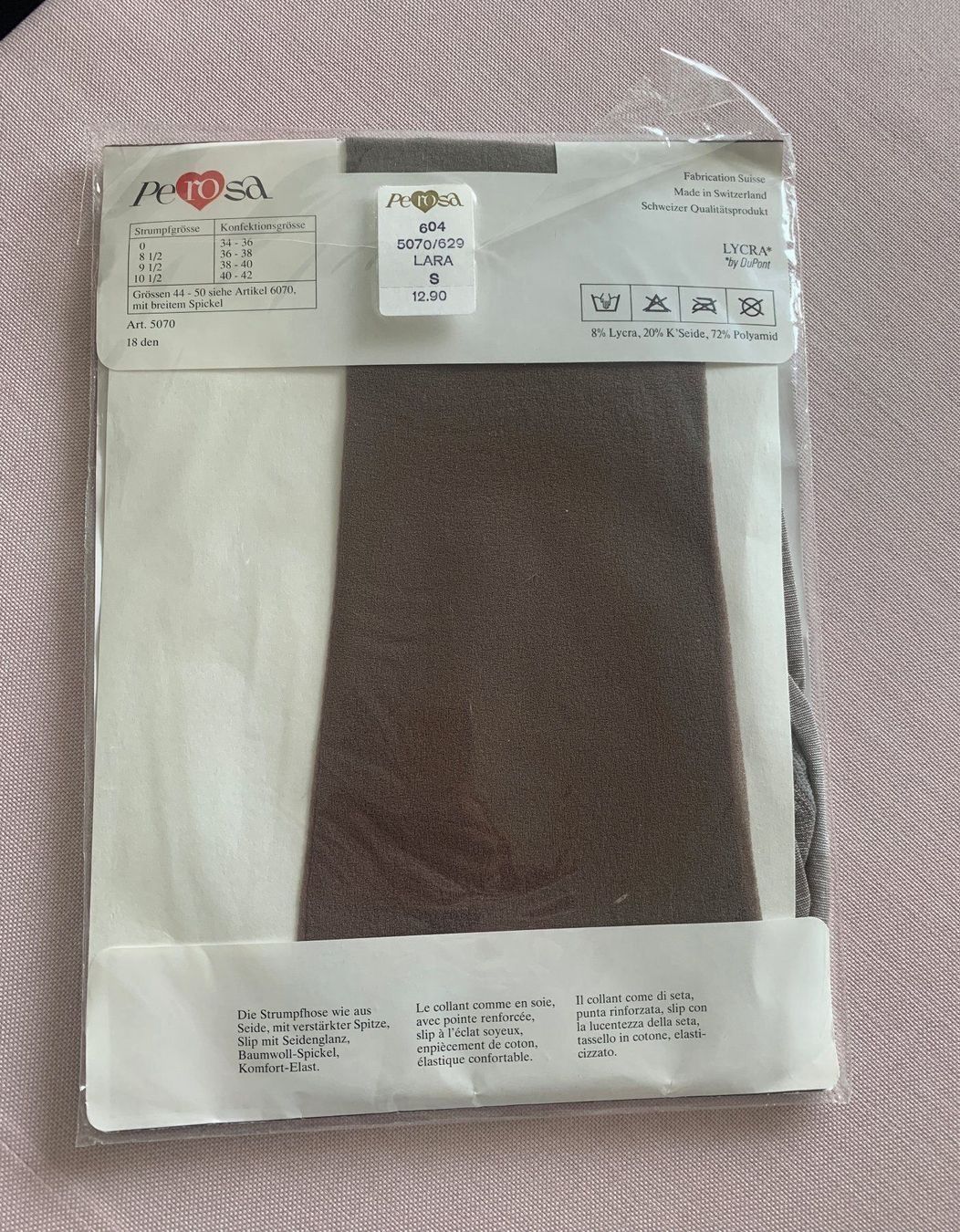 Calze & Collant: 3 Paar Strumpfhosen – Nuovo e nell'imballaggio originale da Zürich venduto da Tzhkely24 2