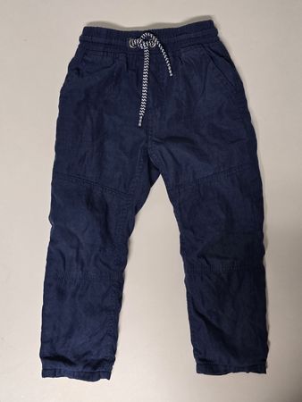 Bequeme Jungen Schlupfhose Hose Jogger Gr. 98 dunkelblau