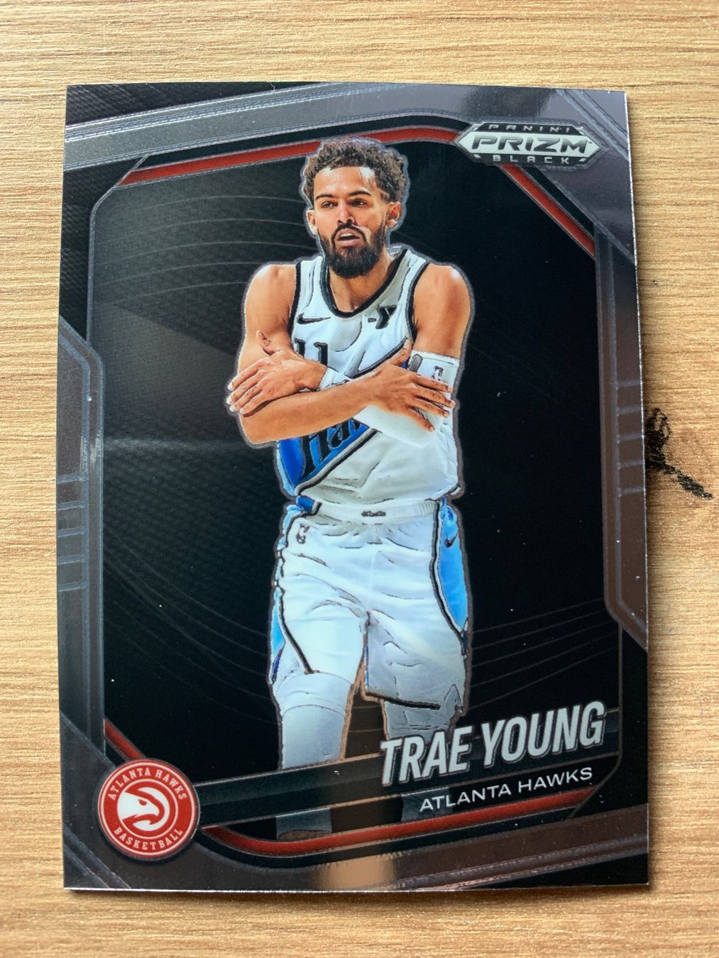 Nba Carte collezionabili: NBA Trae Young Prizm Black 24/25 – Usato da Netstal venduto da Clutch79Cardz