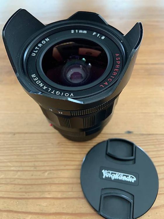 Objectif Voigtlander Ultron 21mm F/1.8, Monture M, Grand-angle, Occasion