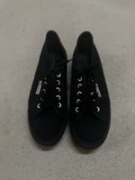 Superga Plateau Sneaker Schwarz, Grösse 38 - Top Zustand