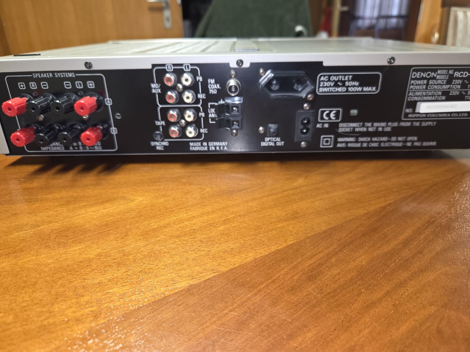 Denon Verstärker: Denon Hifi Gerät – Gebraucht aus Langnau i. E. von Johnny1966 4