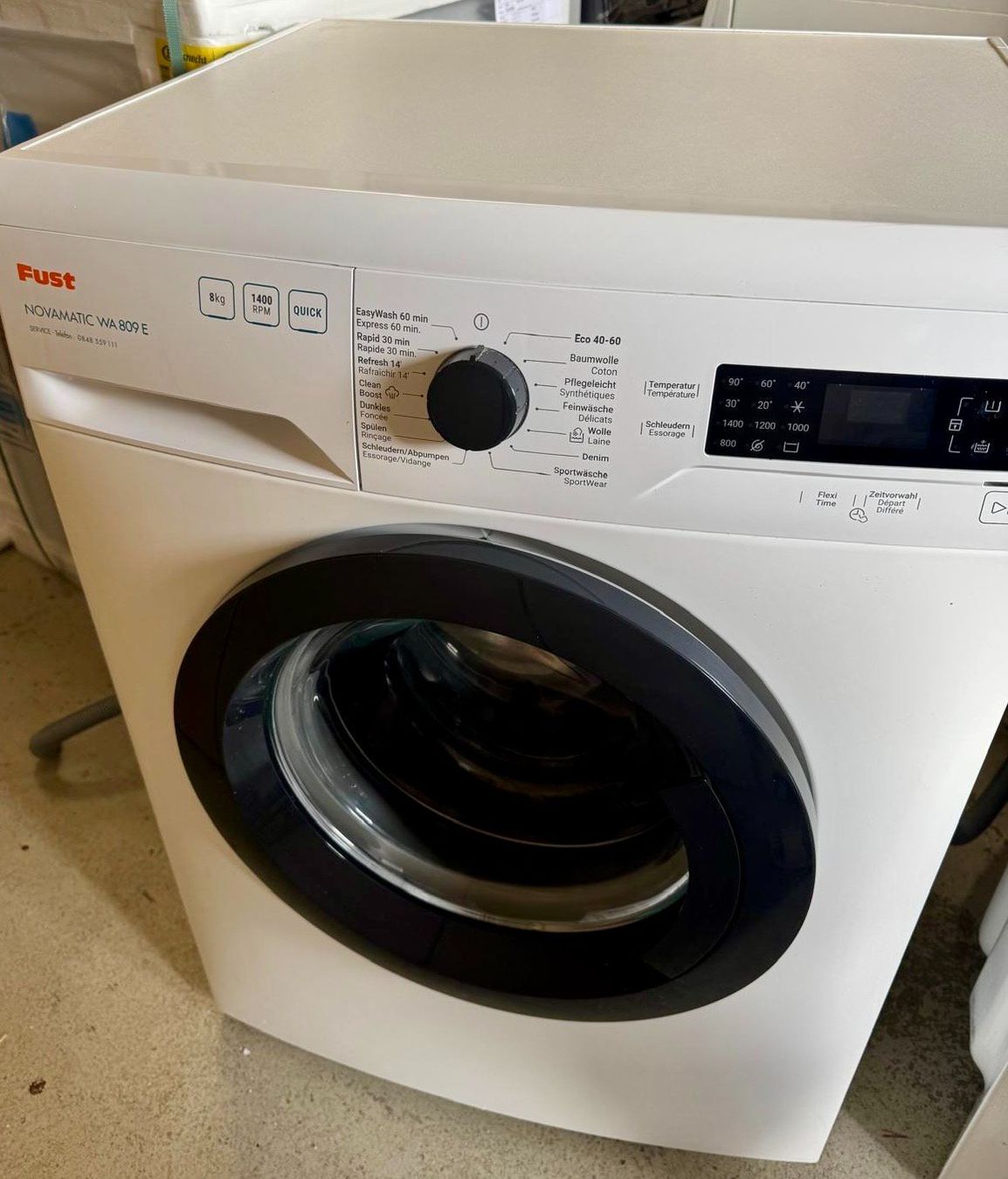 Novamatic Waschmaschinen: Waschmaschine Novomatic WA 809E occ. – Gebraucht aus Rümlang von gya_hx5x