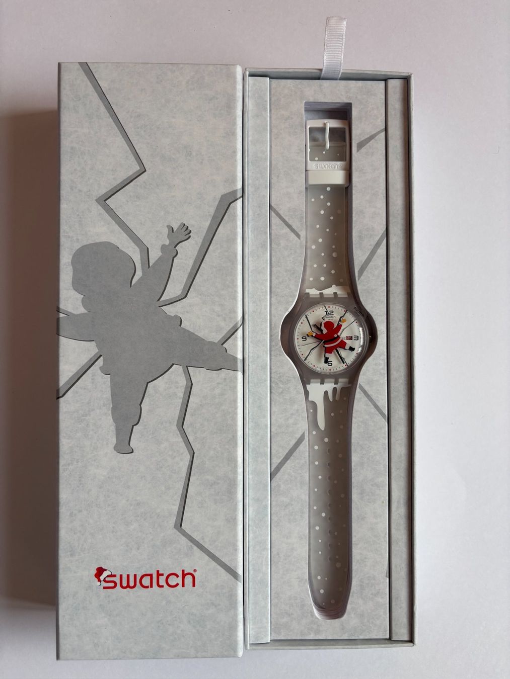 Swatch Orologi: Swatch Christmas Special HoHoOuch 2020 – Nuovo e nell'imballaggio originale da Zürich venduto da Phanie