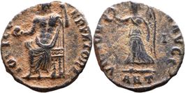 MAXIMINUS II DAIA bronze follis