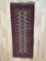 Handgeknüpfter Orientteppich klein, 135x54cm