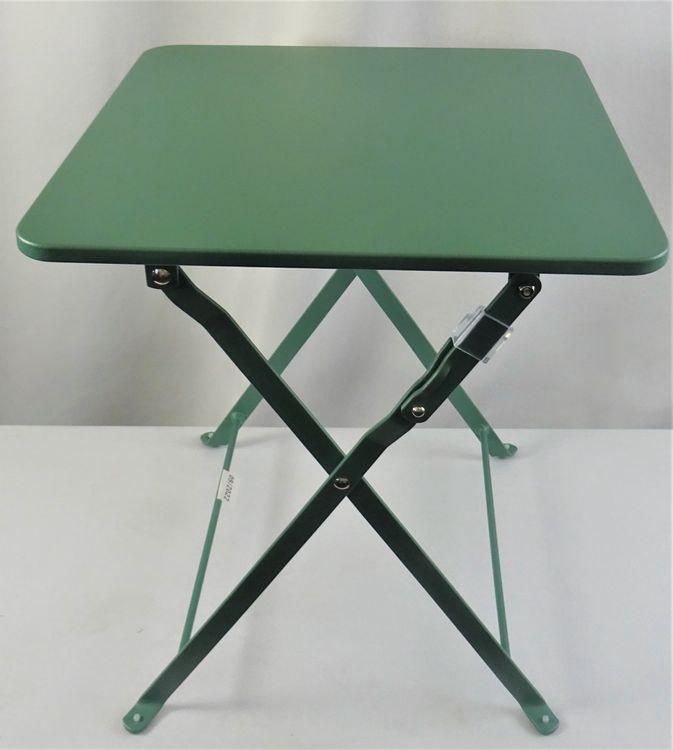 Beauty.Scouts Gartentisch 67x67cm Grün - Klapptisch Mit Scherenmechanismus
